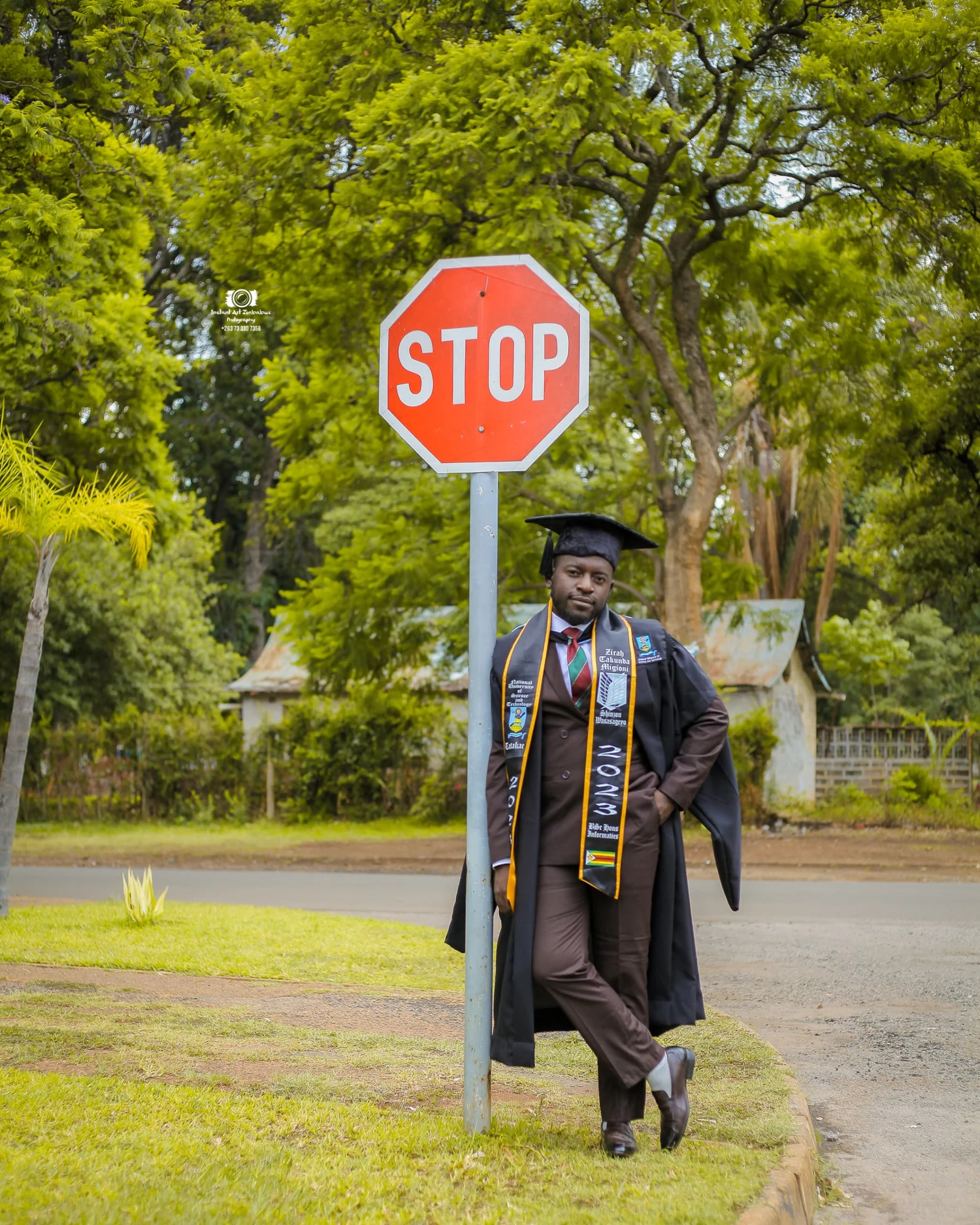 Zirah’s first-degree graduation portrait 3 at the National University of Science and Technology